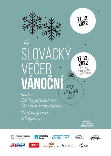 142. Slovácký večer Vánoční